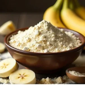 yellow banana powder